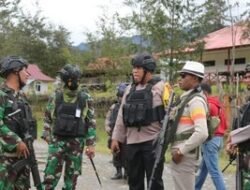 TNI-Polri Kembali Kontak Tembak dengan KKB di Ilaga Papua