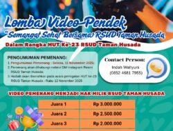Hadiah Jutaan Rupiah Menanti Peserta Lomba Video HUT ke-23 RSUD Taman Husada Bontang