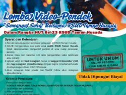 RSUD Taman Husada Gelar Lomba Video Pendek, Ajak Masyarakat Hidup Sehat Lewat Kreativitas