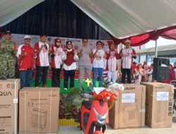 Jalan Sehat HUT ke-81 RI di Api-Api, Neni Ajak Warga Isi Kemerdekaan dengan Jaga Lingkungan
