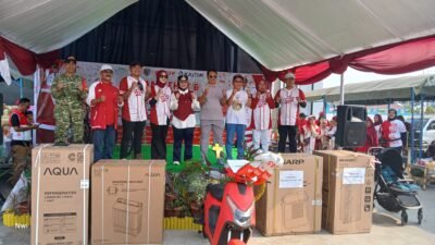 Jalan Sehat HUT ke-81 RI di Api-Api, Neni Ajak Warga Isi Kemerdekaan dengan Jaga Lingkungan