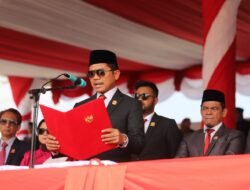 Ketua DPRD Bontang Kembali Bacakan Proklamasi, Ajak Masyarakat Jaga Persatuan